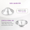 999 Silver Nursing Cups