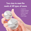 999 Silver Nursing Cups